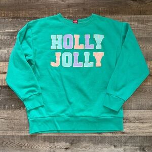 Green 'Holly Jolly' Sweatshirt